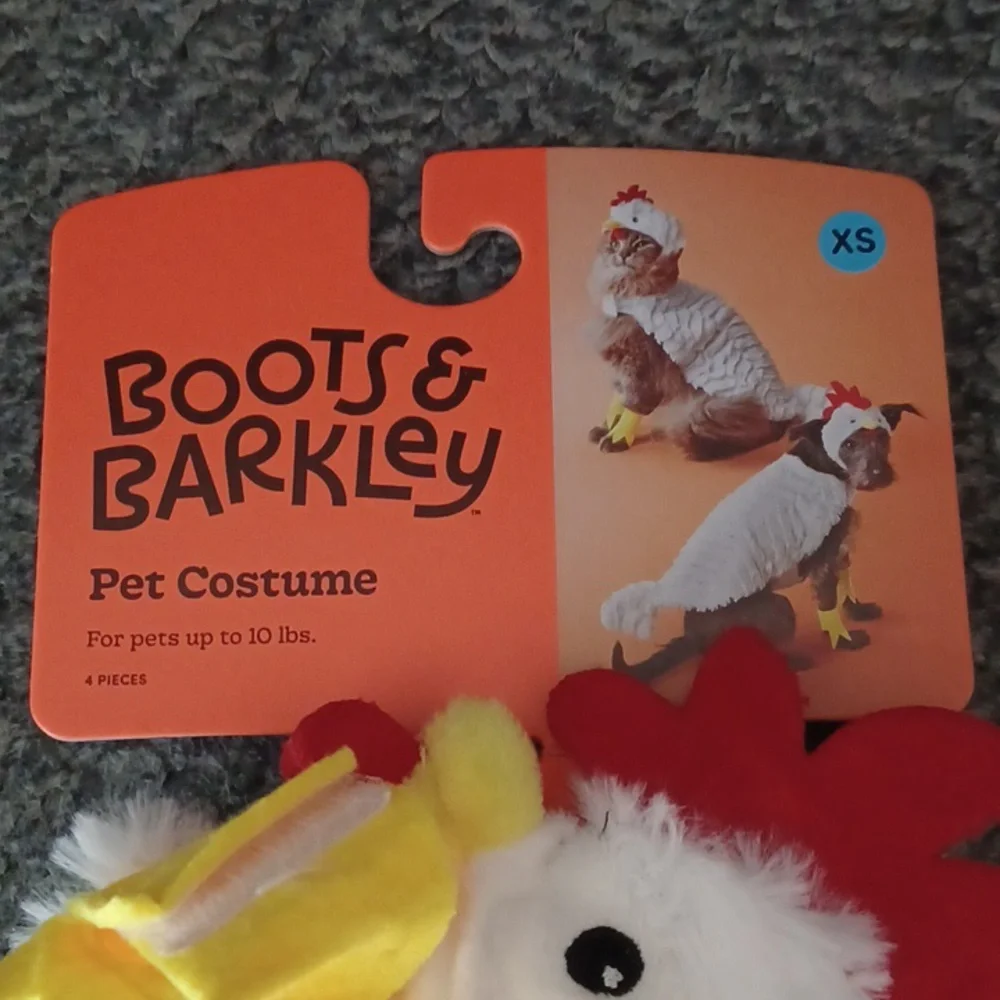 New Boots & Barkley Chicken Costume XS Dogs or Cats under 10 Lbs.